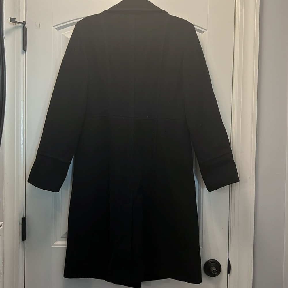Women’s Ellen Tracy Black Car Coat‎ Size 6 - Picture 7 of 9